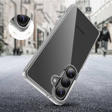 Калъф за Samsung S26 Plus, Tech-Protect FlexAir Hybrid Clear Case, Прозрачен (5)