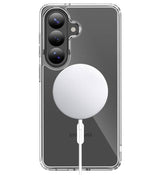 Magsafe Калъф за Samsung S26, Tech-Protect Hybrid FlexAir Clear Case, Прозрачен (4)