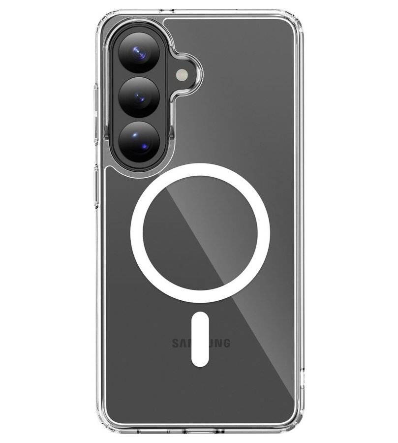 Magsafe Калъф за Samsung S26, Tech-Protect Hybrid FlexAir Clear Case, Прозрачен (3)