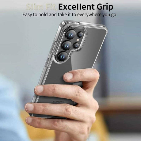 Калъф за Samsung S26 Ultra, Tech-Protect FlexAir Hybrid Clear Case, Прозрачен (6)