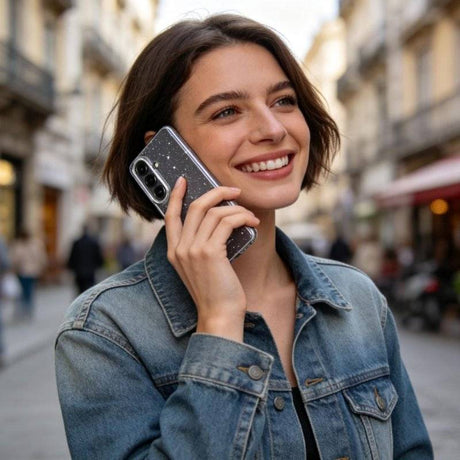 Блестящ Калъф за Samsung S26 Ultra, Tech-Protect FlexAir Glitter Case, Прозрачен (6)