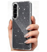 Блестящ Калъф за Samsung S26, Tech-Protect FlexAir Glitter Case, Прозрачен (4)