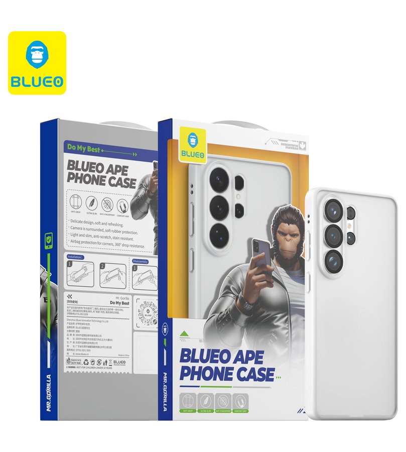 Матов Калъф за Samsung S26 Ultra, Blueo APE Case, Сив (2)