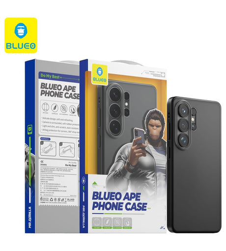 Матов Калъф за Samsung S26 Ultra, Blueo APE Case, Черен (2)
