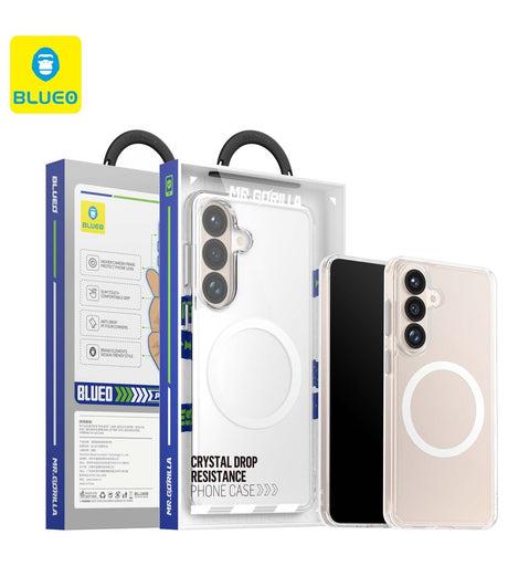 Magsafe Калъф за Samsung S26, Blueo Crystal Drop Resistance Magnetic Case, Прозрачен (2)