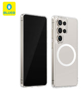 Magsafe Калъф за Samsung S26 Ultra, Blueo Crystal Drop Resistance Magnetic Case, Прозрачен