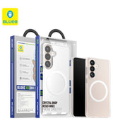 Magsafe Калъф за Samsung S26 Plus, Blueo Crystal Drop Resistance Magnetic Case, Прозрачен (2)