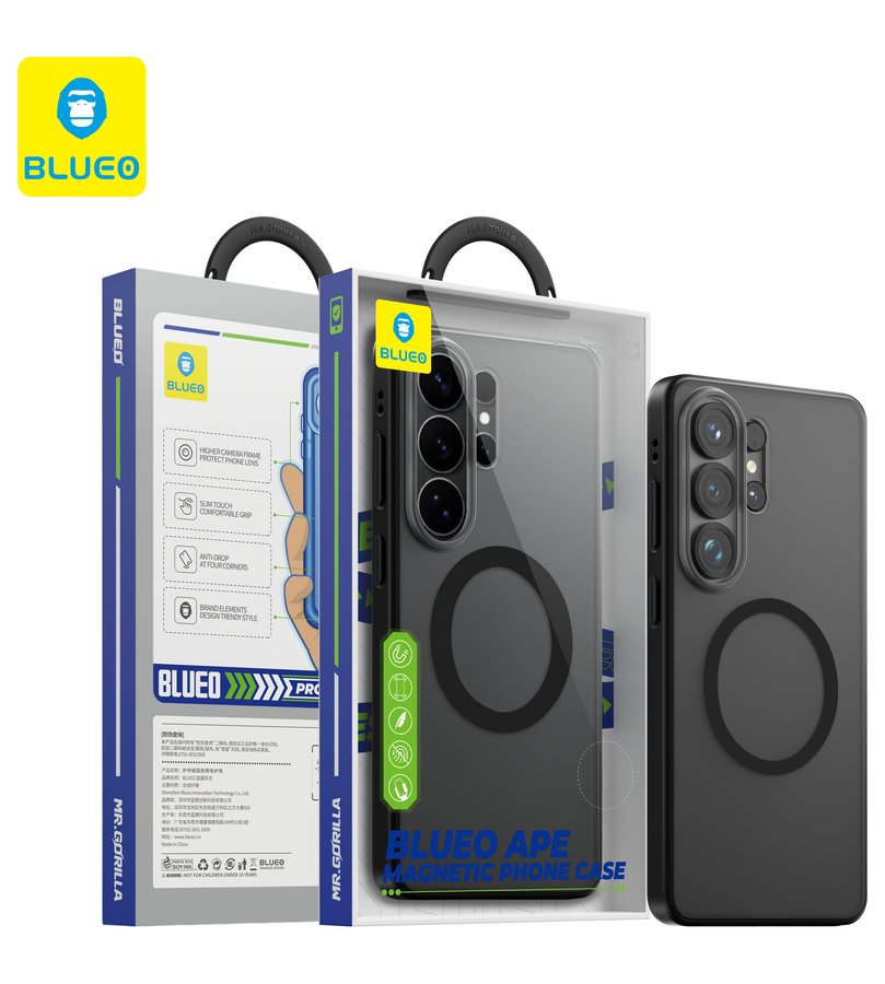 Magsafe Калъф за Samsung S26, Blueo APE Magnetic Case, Черен (2)