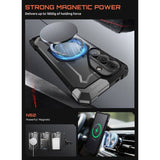 Magsafe Калъф за Samsung S26, Supcase UB Grip Mag, Черен (3)