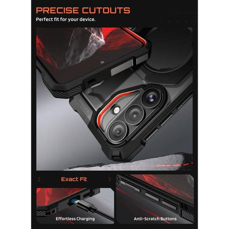 Magsafe Калъф за Samsung S26, Supcase UB Grip Mag, Черен (7)
