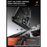 Magsafe Противоударен Калъф за Samsung S26 Ultra, Supcase UB Pro Mag, Черен (3)