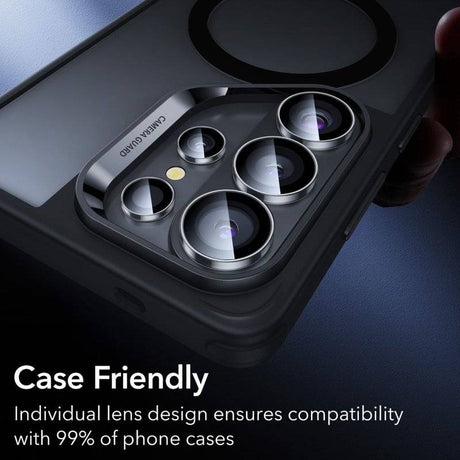 Протектор за Камерата на Samsung S26 Ultra, ESR Armorite Camera Ring Glass, Прозрачен (8)