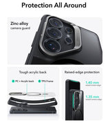 Magsafe Калъф за Samsung S26 Ultra, ESR Classic Hybrid Kickstand Magnetic Case, Черен (3)