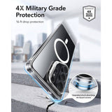 Magsafe Калъф за Samsung S26 Ultra, ESR Classic Hybrid Kickstand Magnetic Case, Прозрачен (2)