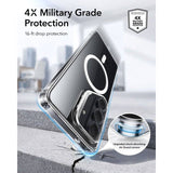 Magsafe Калъф за Samsung S26 Plus, ESR Classic Hybrid Kickstand Magnetic Case, Прозрачен (2)
