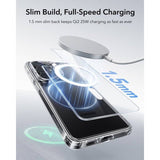 Magsafe Калъф за Samsung S26, ESR Classic Hybrid Kickstand Magnetic Case, Прозрачен (7)