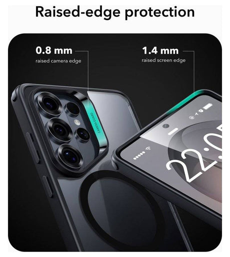Magsafe Kалъф за Samsung S26 Ultra, ESR Classic Hybrid Magnetic Case, Черен (5)