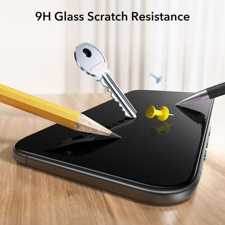 Протектор за iPhone Air, ESR Ultrafit Armorite Glass 2бр., Прозрачен (8)