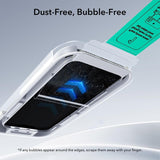 Протектор за iPhone Air, ESR Ultrafit Armorite Glass 2бр., Прозрачен (4)