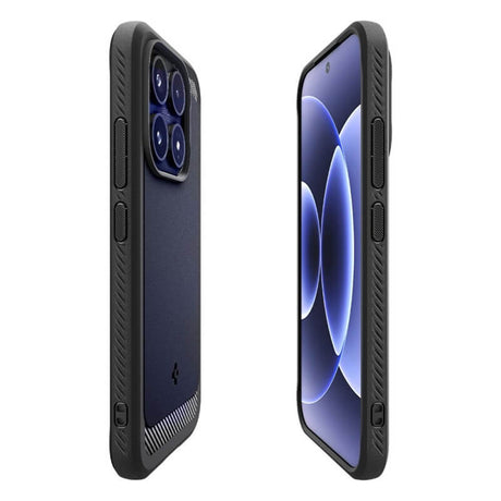 Противоударен Калъф за Xiaomi 17, Spigen Rugged Armor Case, Черен (6)