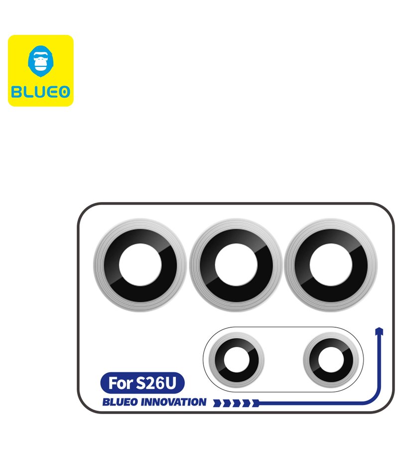 Протектор за Камерата на Samsung S26 Ultra, Blueo Cam Lens Glass, Сребрист (4)
