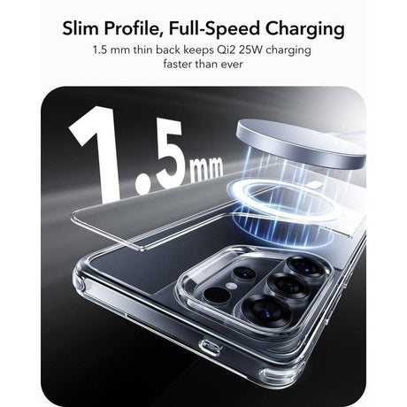 Magsafe Kалъф за Samsung S26 Ultra, ESR Classic Hybrid Magnetic Case, Прозрачен (8)
