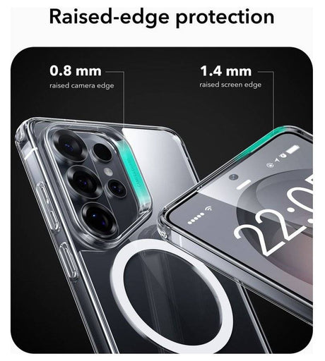 Magsafe Kалъф за Samsung S26 Ultra, ESR Classic Hybrid Magnetic Case, Прозрачен (4)