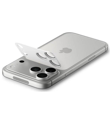 Протектор за Камерата на iPhone 17 Pro Max, Spigen EZ Fit Optik Pro XL Glass tR, Сребрист (2)