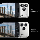 Протектор за Камерата на iPhone 17 Pro, Spigen EZ Fit Optik Pro XL Glass tR, Сребрист (6)
