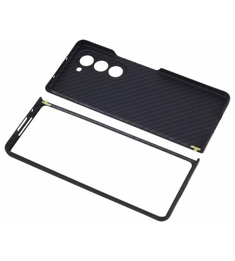 Карбонов Калъф за Samsung Z Fold 6, Aramid Fiber Case, Черен (4)