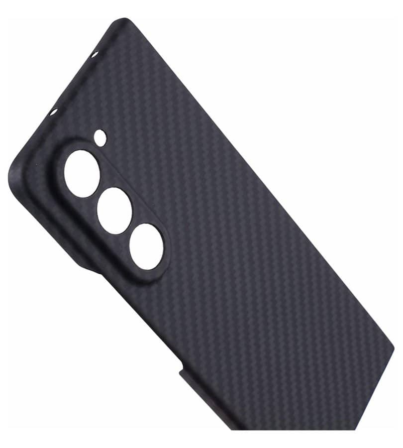 Карбонов Калъф за Samsung Z Fold 6, Aramid Fiber Case, Черен (6)