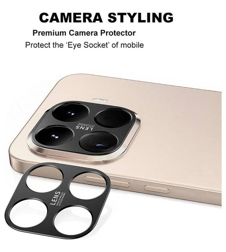 Протектор за Камерата на Xiaomi 15T Pro, Imak Cam Frame Glass, Черен (2)