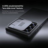 Magsafe калъф с Плъзгач за Камера за Samsung S25 Ultra, Nillkin CamShield Pro Case, Черен (6)