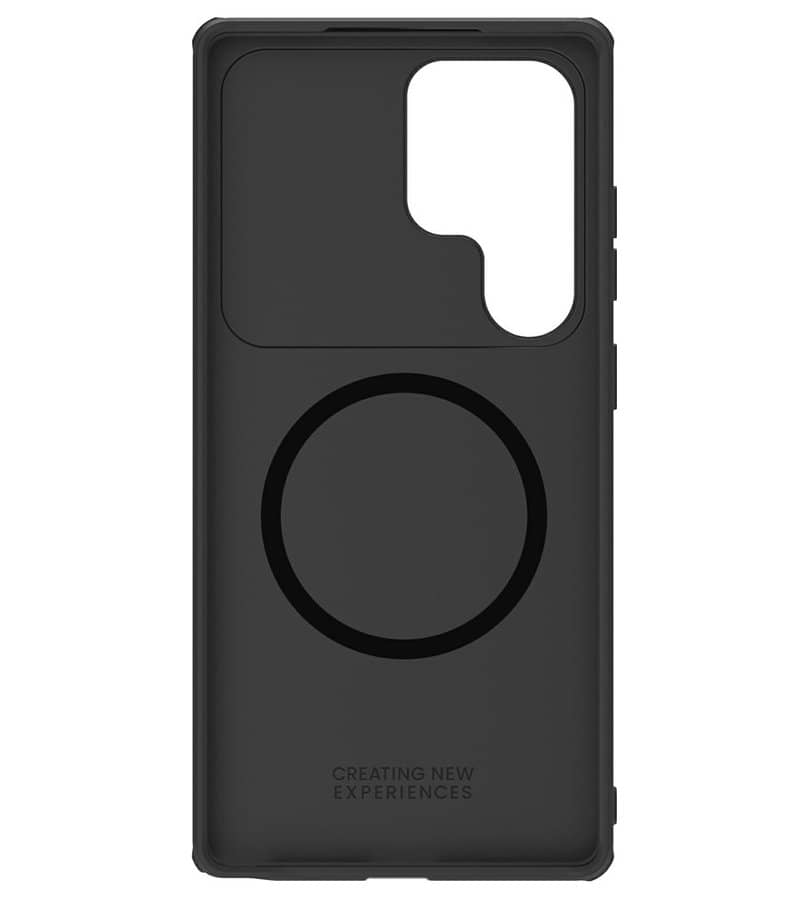 Magsafe калъф с Плъзгач за Камера за Samsung S25 Ultra, Nillkin CamShield Pro Case, Черен (4)