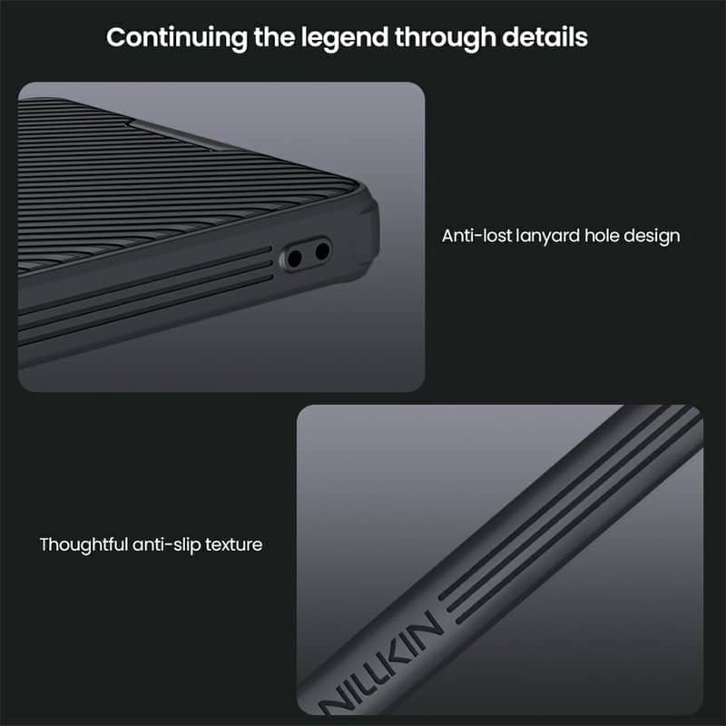 Magsafe калъф с Плъзгач за Камера за Samsung S25 Ultra, Nillkin CamShield Pro Case, Черен (13)