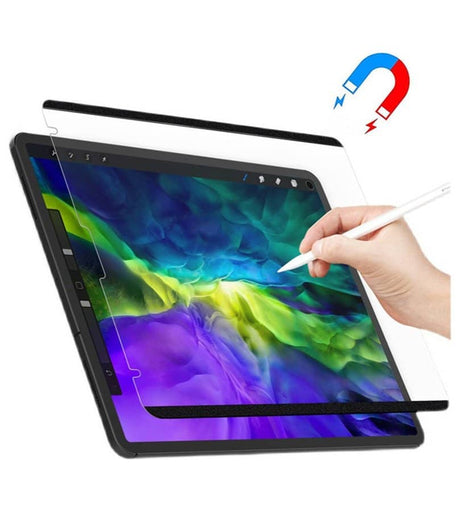 Матов Протектор за iPad Pro 11/ Air 5-4th, Magnetic Paper Feel Glass, Черен (3)