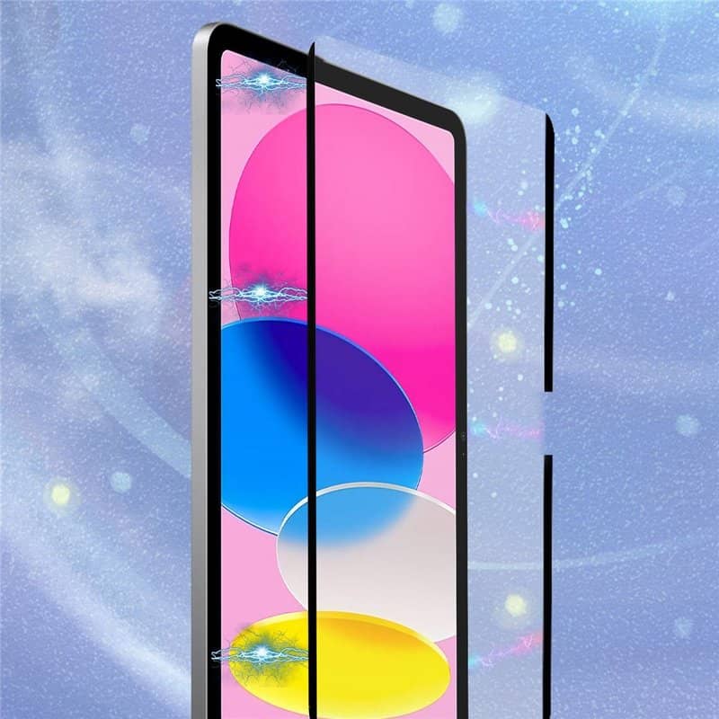 Матов Протектор за iPad 11th 2025 A16/ 10th 2022, Magnetic Paper Feel Glass, Черен (3)