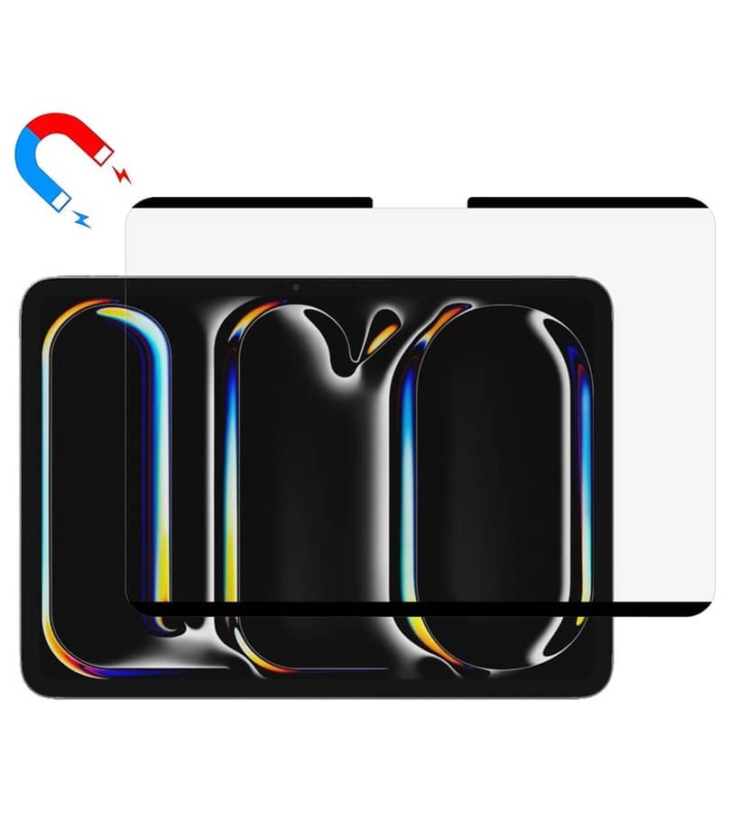 Матов Протектор за iPad Air 11 M4-M3-M2, Magnetic Paper Feel Glass, Черен