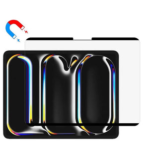Матов Протектор за iPad Pro 13 2025-2024, Magnetic Paper Feel Glass, Черен