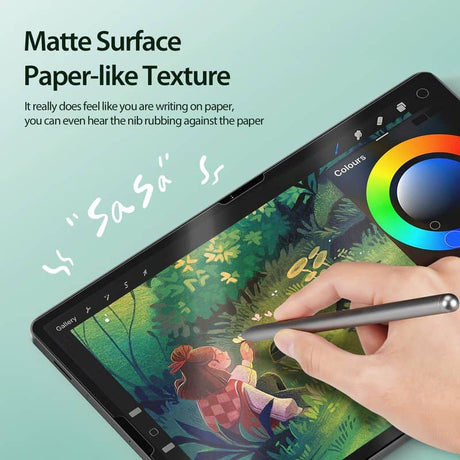 Матов Протектор за Samsung Tab S11 11", Dux Ducis Paperfeel Naad Glass, Прозрачен (6)