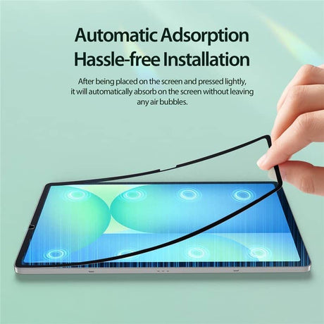 Матов Протектор за Samsung Tab S10 FE Plus 13.1", Dux Ducis Magnetic Paperfeel Naad Glass, Прозрачен (3)