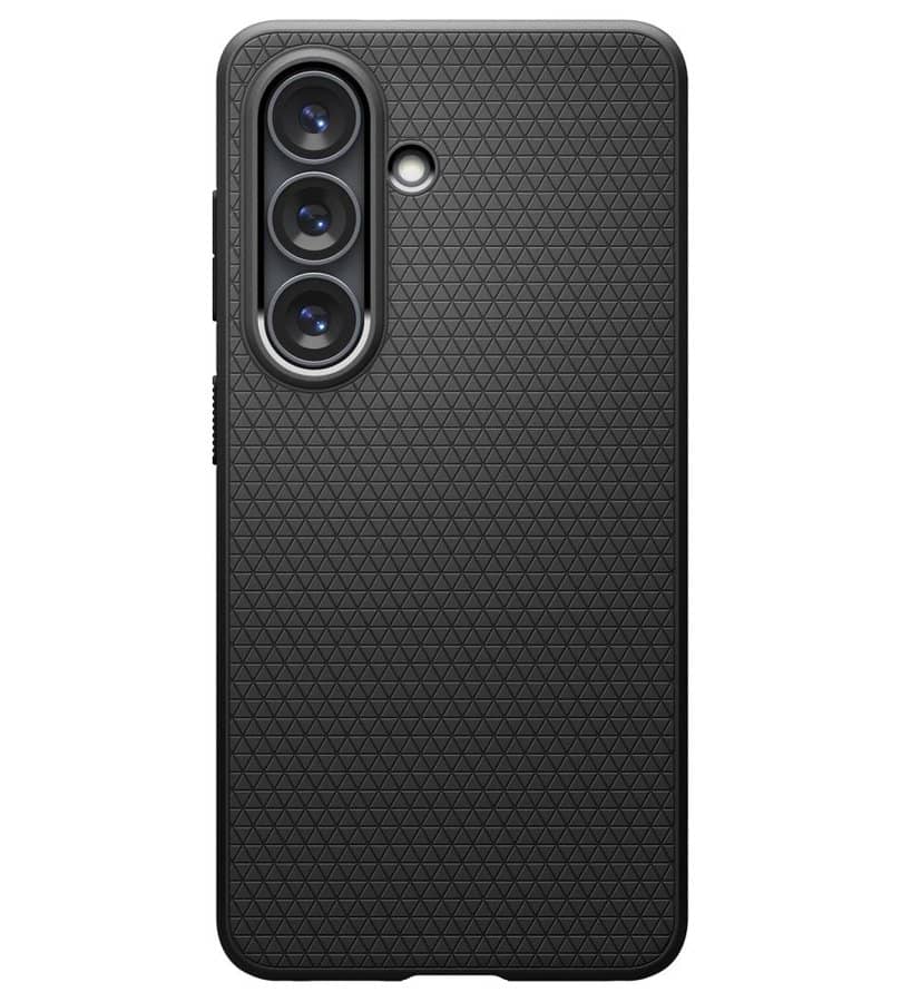 Противоударен Калъф за Samsung S26 Plus, Spigen Liquid Air Matte Black Case, Черен (2)