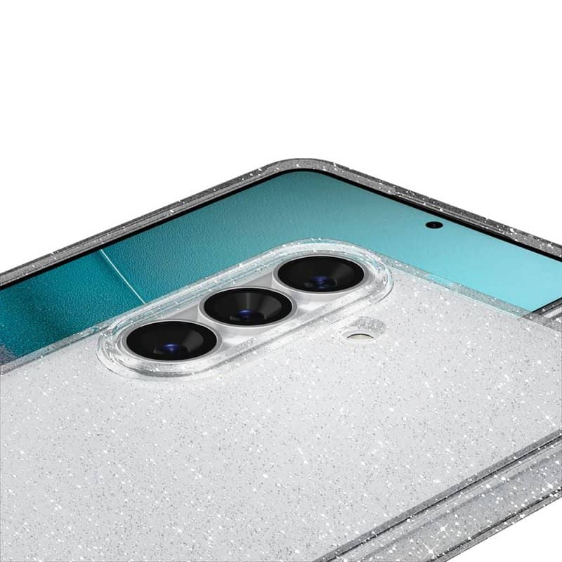 Блестящ Калъф за Samsung S26 Plus, Spigen Liquid Crystal Glitter Quartz Case, Прозрачен (4)