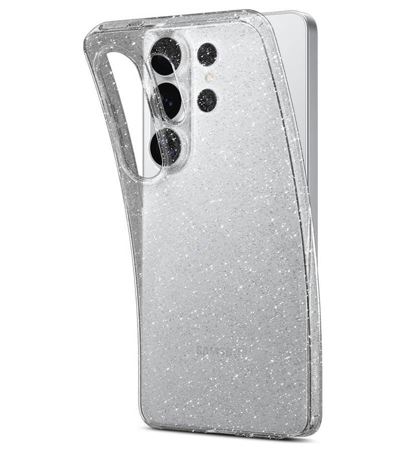 Блестящ Калъф за Samsung S26 Ultra, Spigen Liquid Crystal Glitter Quartz Case, Прозрачен (3)