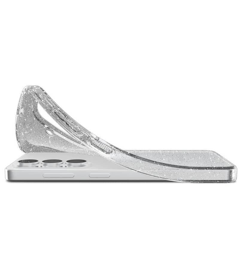 Блестящ Калъф за Samsung S26 Plus, Spigen Liquid Crystal Glitter Quartz Case, Прозрачен (5)