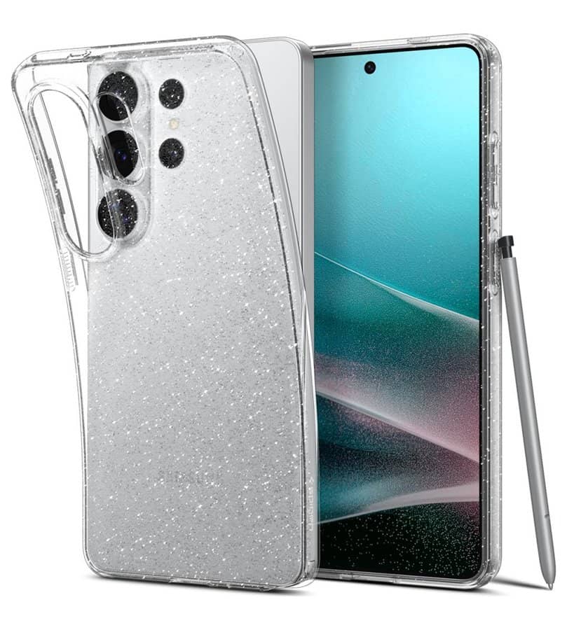 Блестящ Калъф за Samsung S26 Ultra, Spigen Liquid Crystal Glitter Quartz Case, Прозрачен