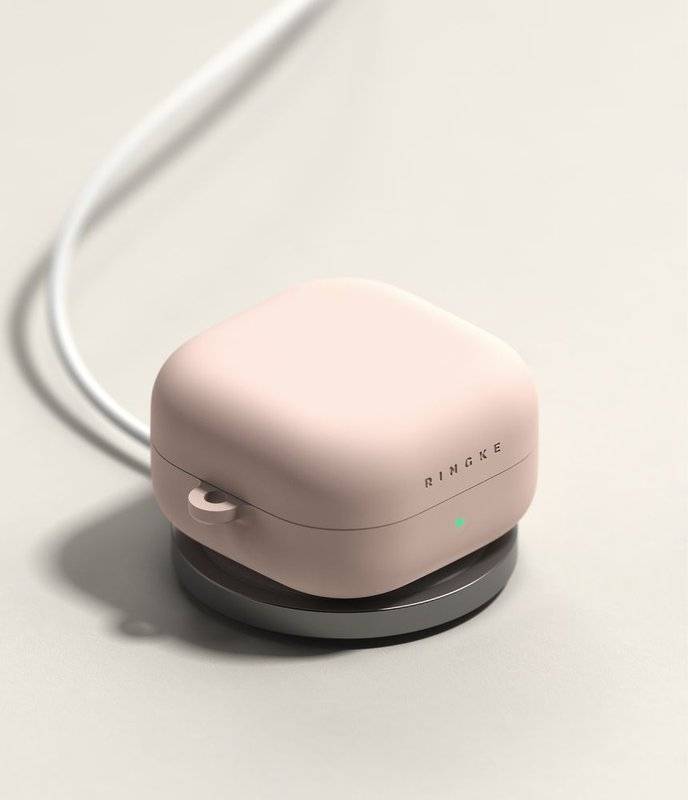 Калъф за Samsung Buds 4 Pro/ 4, Ringke Silicone Case, Розов (5)