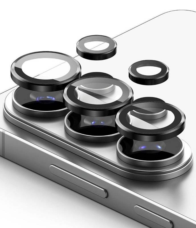 Протектор за Камера за Samsung S26 Ultra, Ringke Cam Lens Frame Glass 2бр., Черен (2)