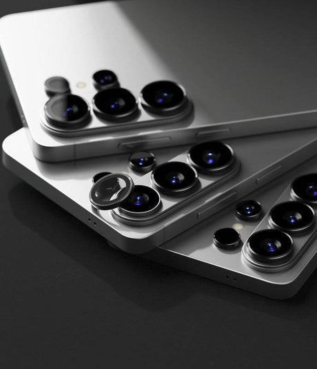Протектор за Камера за Samsung S26 Ultra, Ringke Cam Lens Frame Glass 2бр., Черен (6)