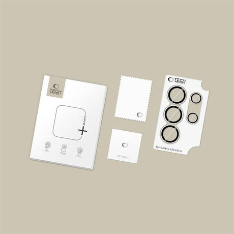Протектор за Камера за Samsung S26 Ultra, Tech-Protect CamRing Fit+ Glass, Прозрачен (6)